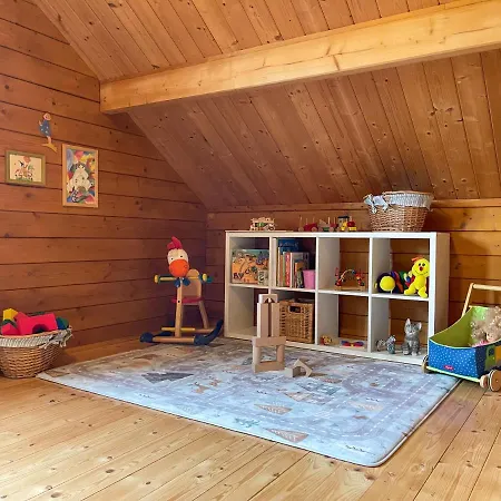 Vakantiehuis Blockhaus Am Hengstberg Bei Dresden